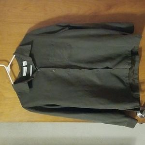 Parisian Works Faux Suede Shirt Size Medium: B